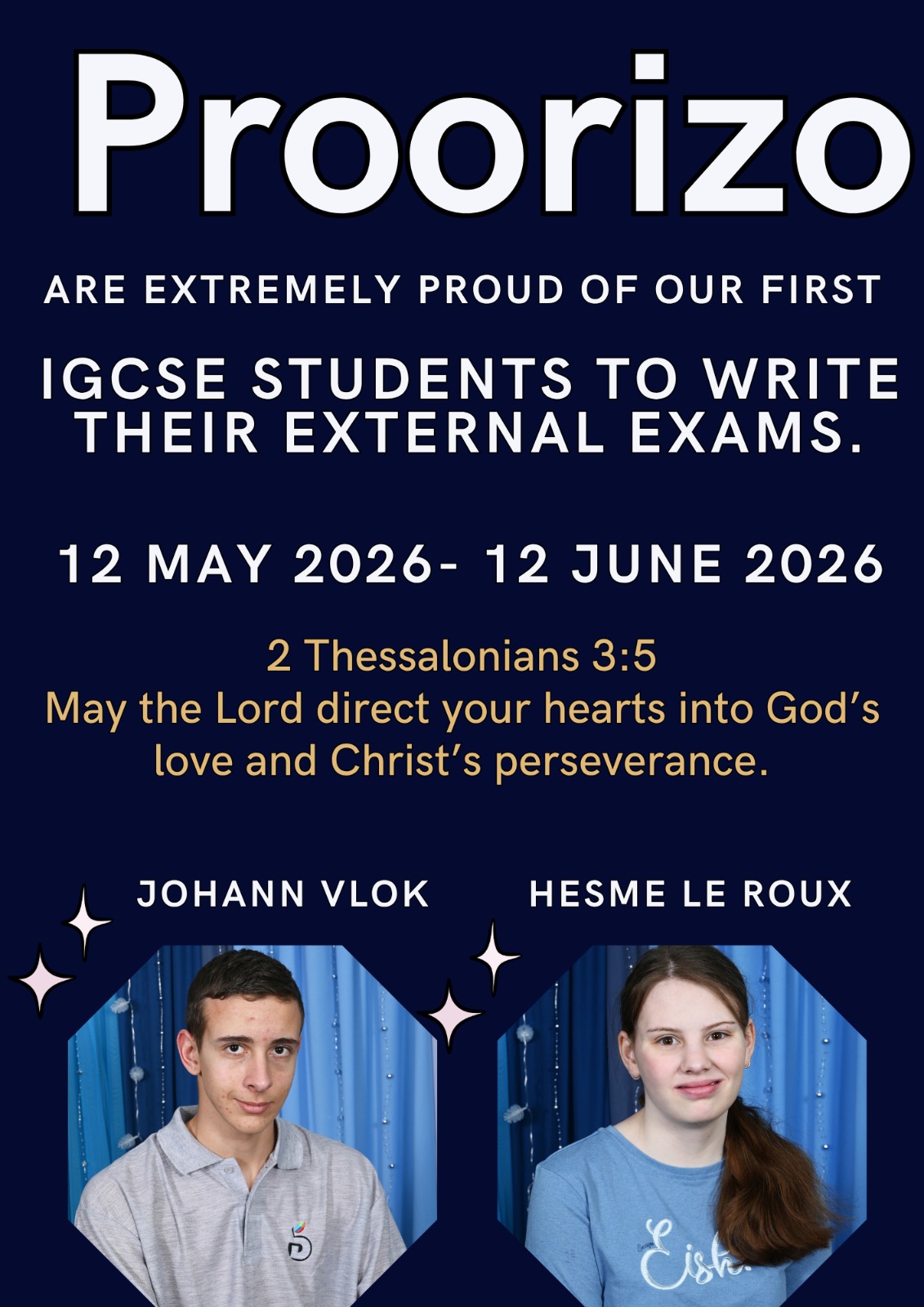 First IGCSE Students Begin External Exams